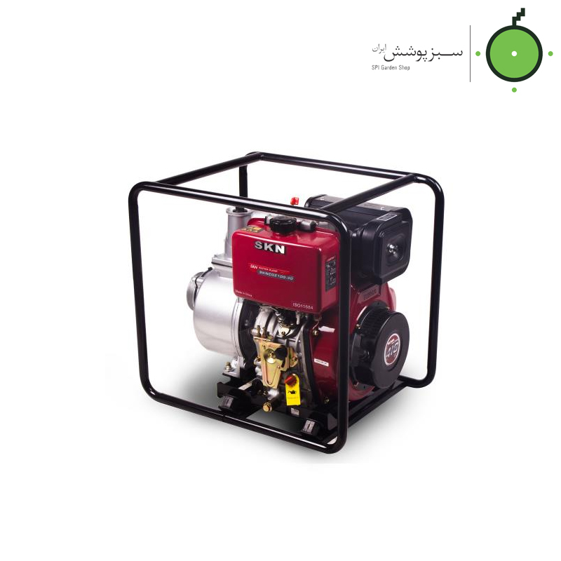 SKN-4inch-diesel-start-pump-motor-with-186FA-engine موتور پمپ 4" دیزلی استارتی SKN با موتور 186FA