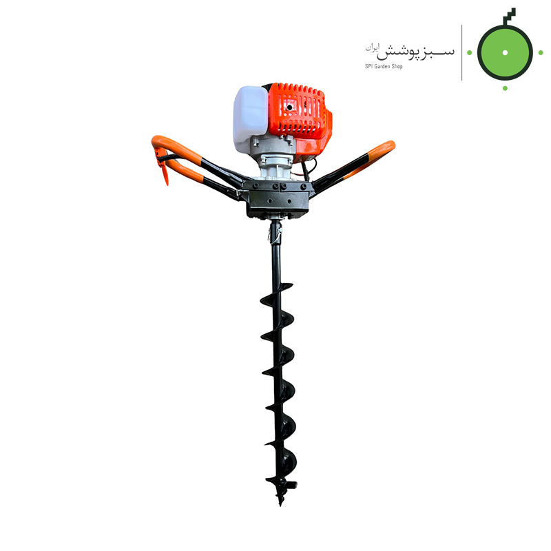 SKN-68cc-single-person-hole-punching-machine-without-drill دستگاه چاله کن مدل SKN 68cc بدون مته تک نفره