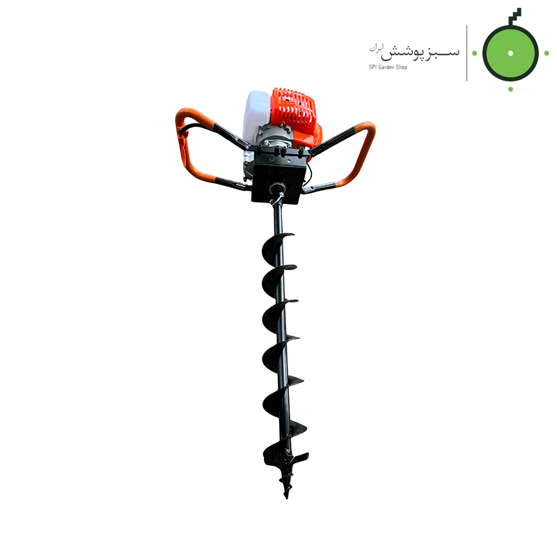 SKN-68cc-single-person-hole-punching-machine دستگاه چاله کن مدل SKN 68cc بدون مته تک نفره