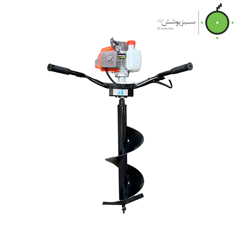 SKN-68cc-two-person-hole-puncher دستگاه چاله کن SKN مدل 68cc بدون مته دو نفره