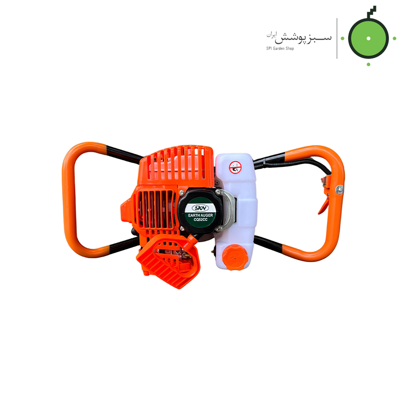 SKN-68ccsingle-person-hole-punching-machine دستگاه چاله کن مدل SKN 68cc بدون مته تک نفره
