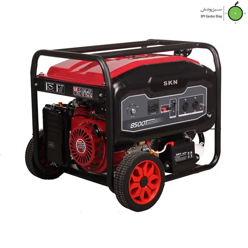 موتور برق بنزيني مدل SKN 8500E قدرت 7.5kW استارتي چرخ دار موتور برق بنزيني مدل SKN 8500E قدرت 7.5kW استارتي چرخ دار