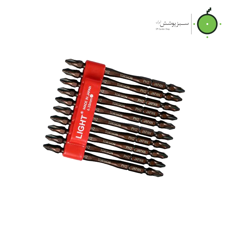 Double-sided-screwdriver-tip-square-light-22110TB نوک پیچ گوشتی دو سر چهارسو لایت مدل 22110TB