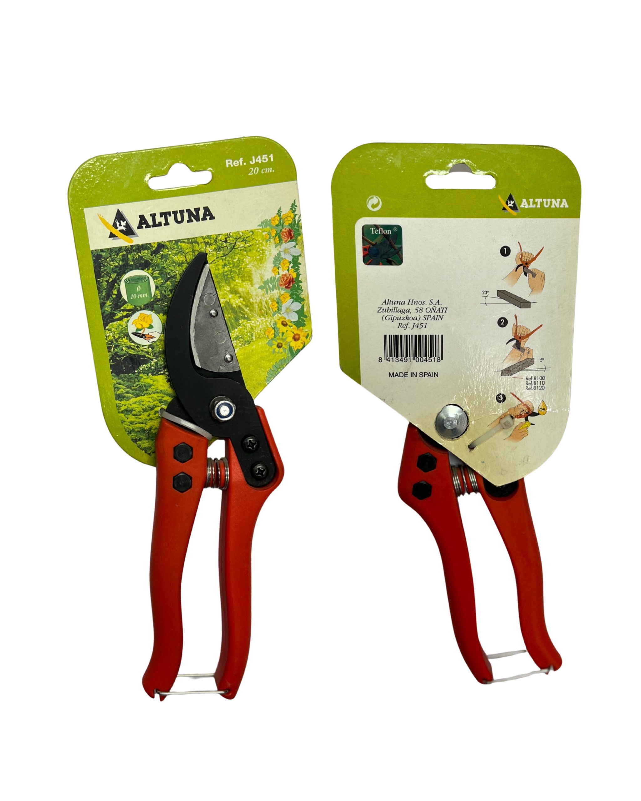 Altuuna-Spanish-scissors-model-J451 قیچی باغبانی حرفه ای آلتونا اسپانیا مدل J451