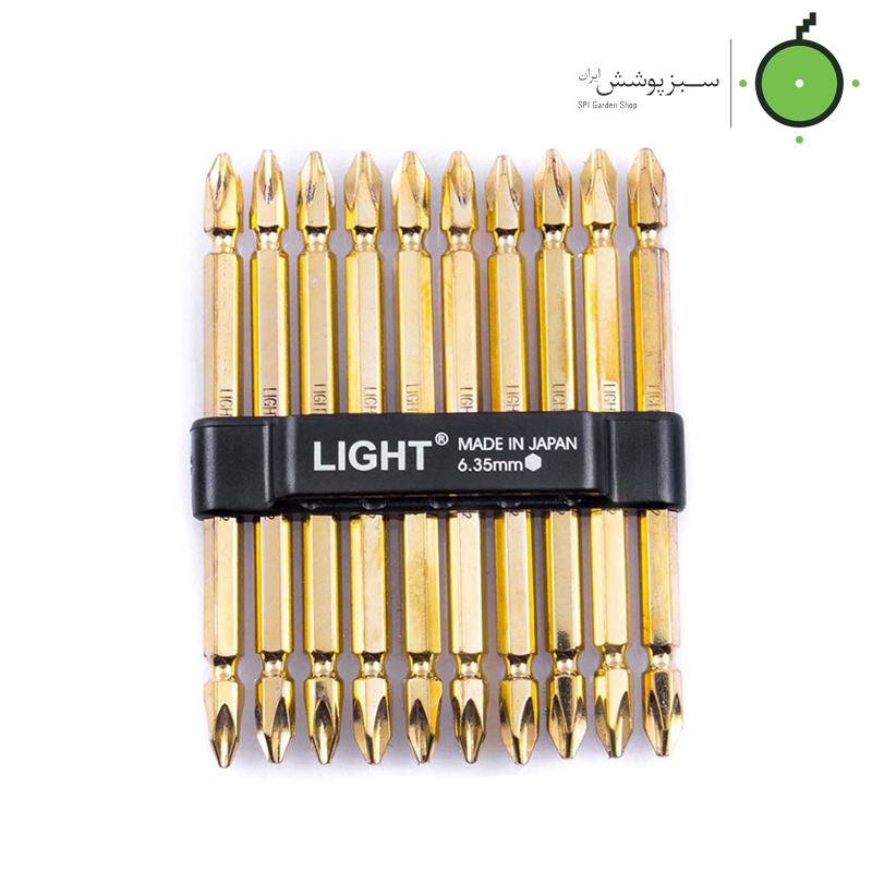 Titanium-Light-Double-ended-Square-Screwdriver-Tip-Model-8065TC نوک پیچ گوشتی دوطرف چهارسو تیتانیم لایت مدل 8065TC