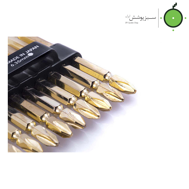 Titanium-Light-Double-ended-Square-Screwdriver-Tip-Model8065TC نوک پیچ گوشتی دوطرف چهارسو تیتانیم لایت مدل 8065TC