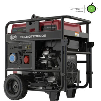ژنراتور بنزینی استارتی تک فاز/سه فازSKN-SGLGT23000 سه گانه سوز 17kw- دارای خروجی ATS