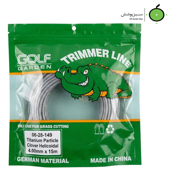 3a344310-7938-417a-a809-09e7e9f659e7 نخ 4mm-15m تیتانیوم چهارگوش مارپیچ Golf Garden SKN