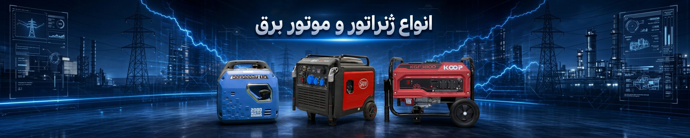 خرید موتور برق دیزلی و بنزینی